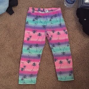 PALM TREE MULTI COLORED LEGGINGS